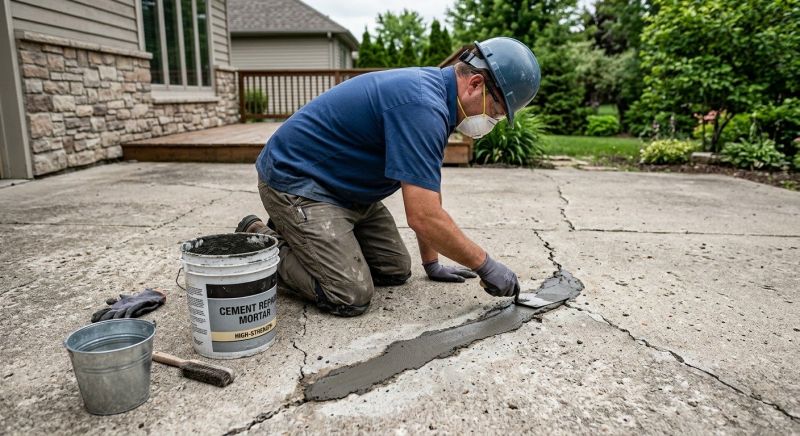Concrete Crack Sealing in Des Moines, IA